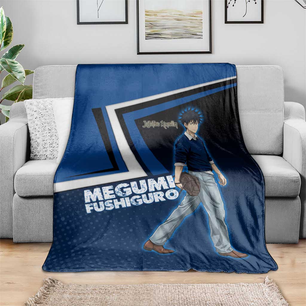 Megumi Fushiguro Blanket Anime Pop Art Style