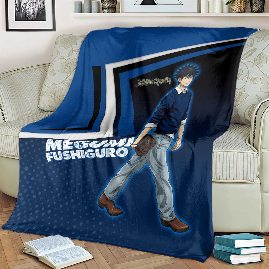 Megumi Fushiguro Blanket Anime Pop Art Style