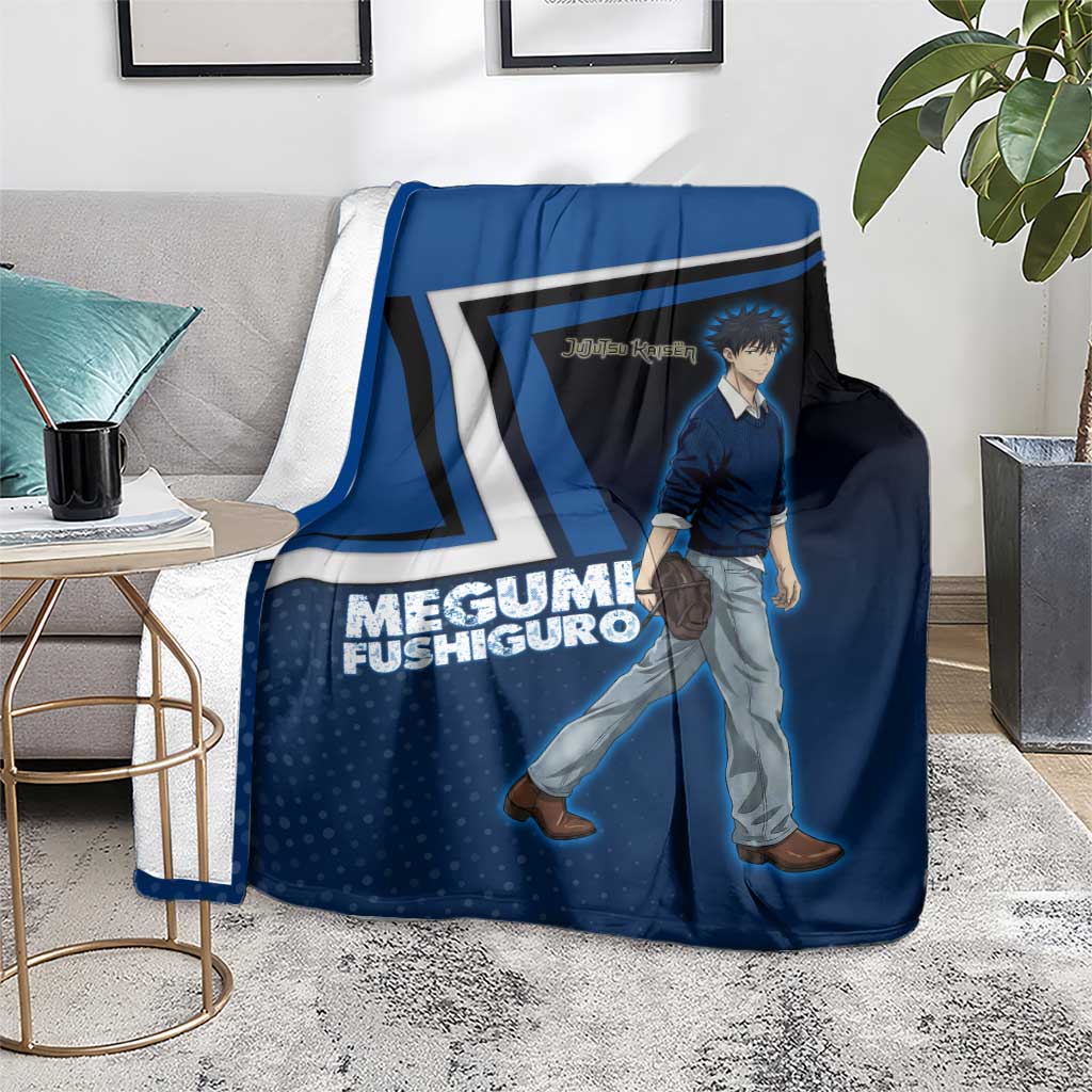 Megumi Fushiguro Blanket Anime Pop Art Style
