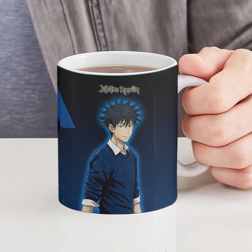 Megumi Fushiguro Ceramic Mug Anime Pop Art Style