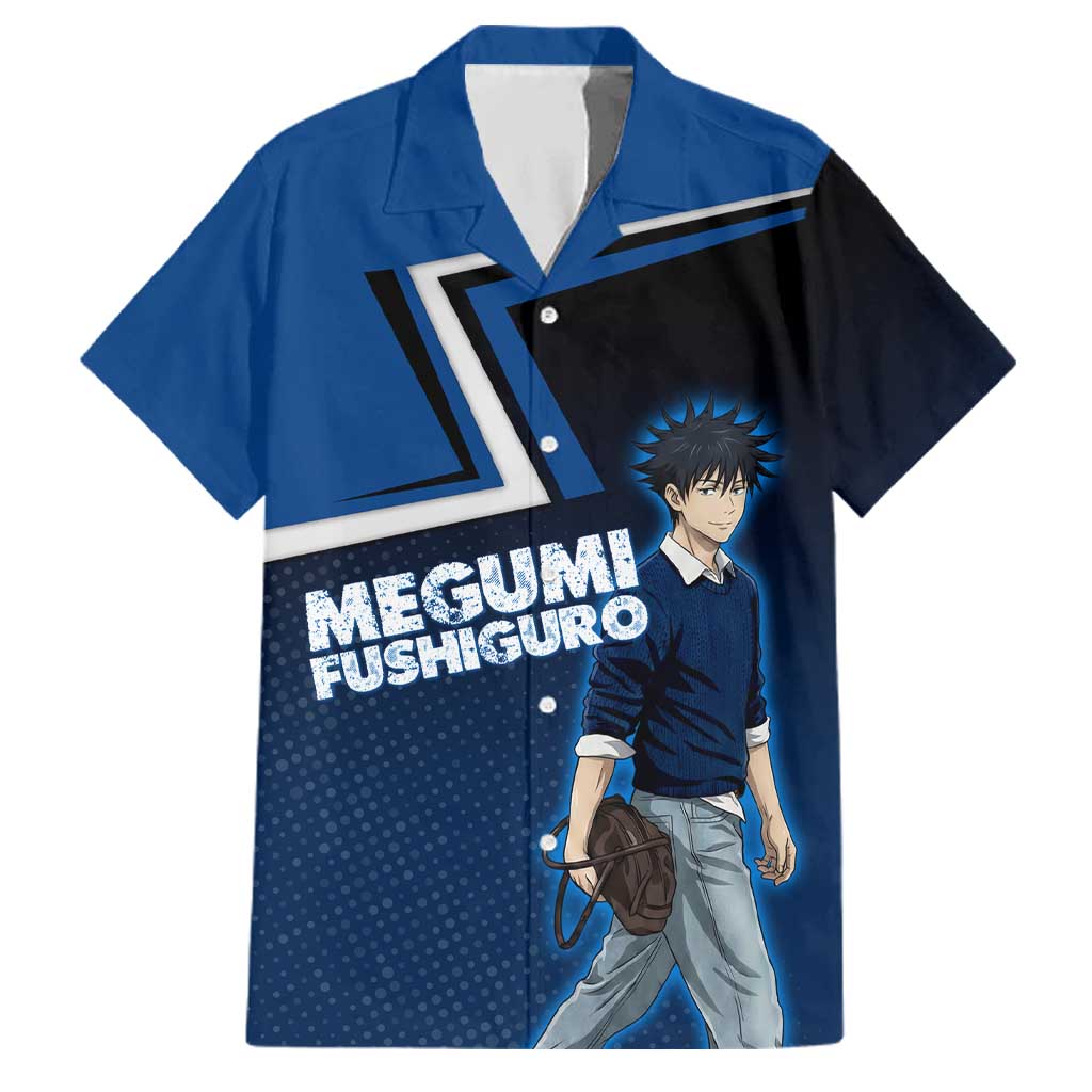 Megumi Fushiguro Family Matching Puletasi and Hawaiian Shirt Anime Pop Art Style