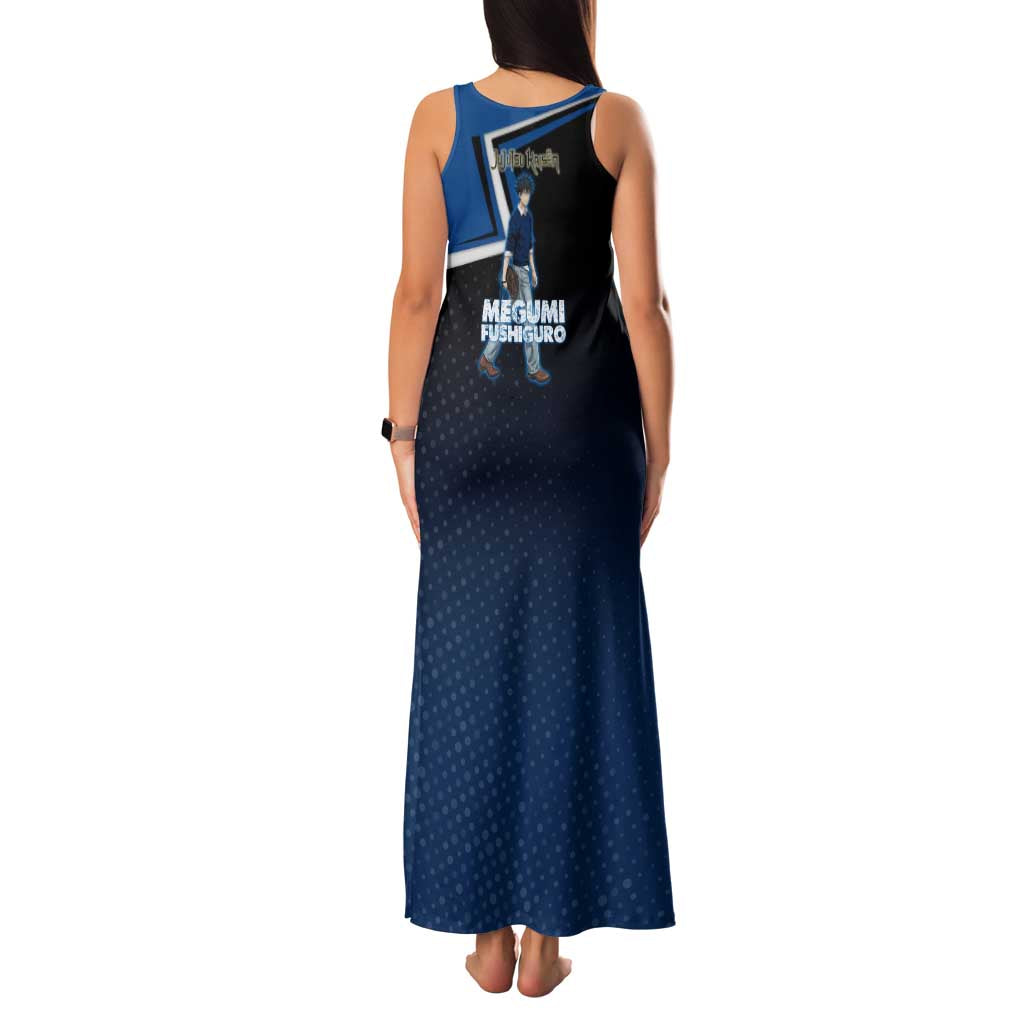 Megumi Fushiguro Family Matching Tank Maxi Dress and Hawaiian Shirt Anime Pop Art Style