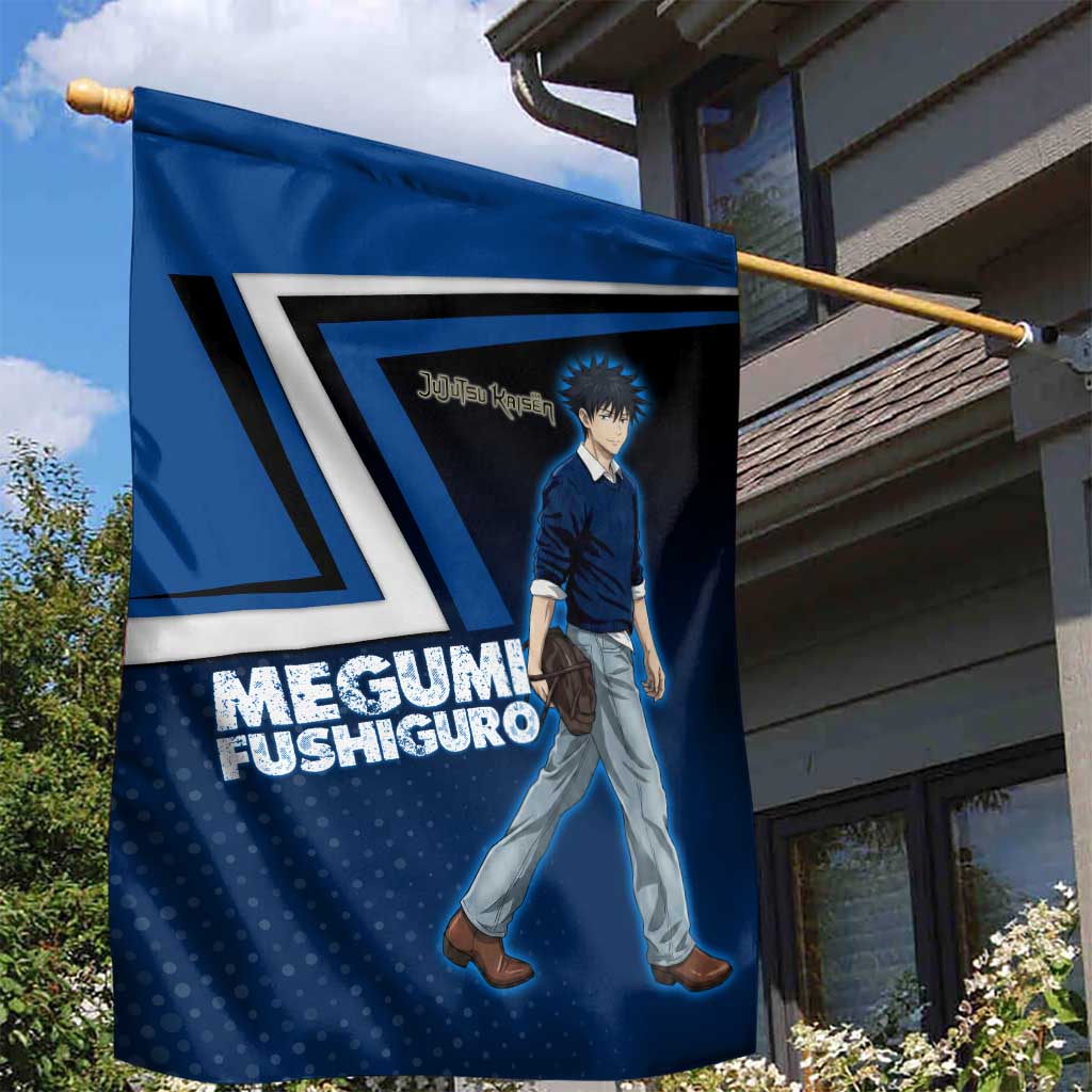Megumi Fushiguro Garden Flag Anime Pop Art Style