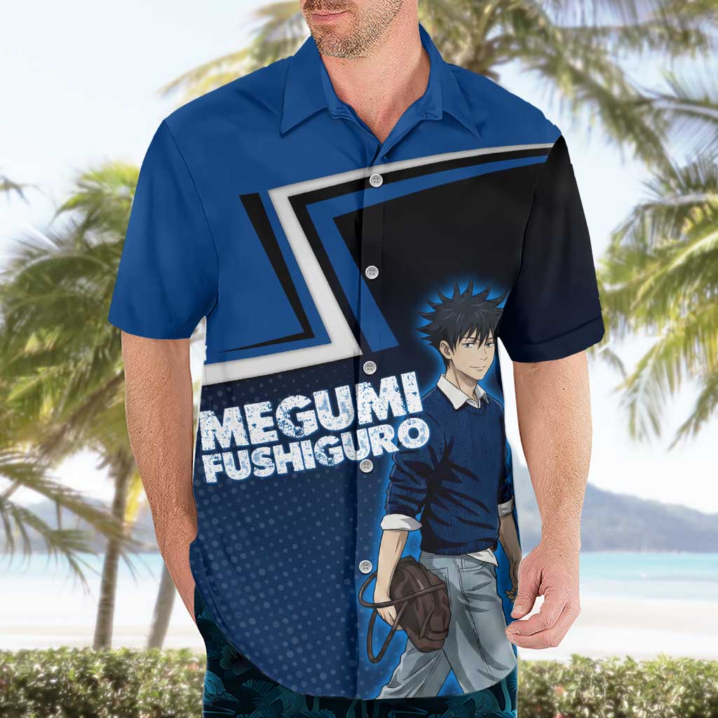 Megumi Fushiguro Hawaiian Shirt Anime Pop Art Style