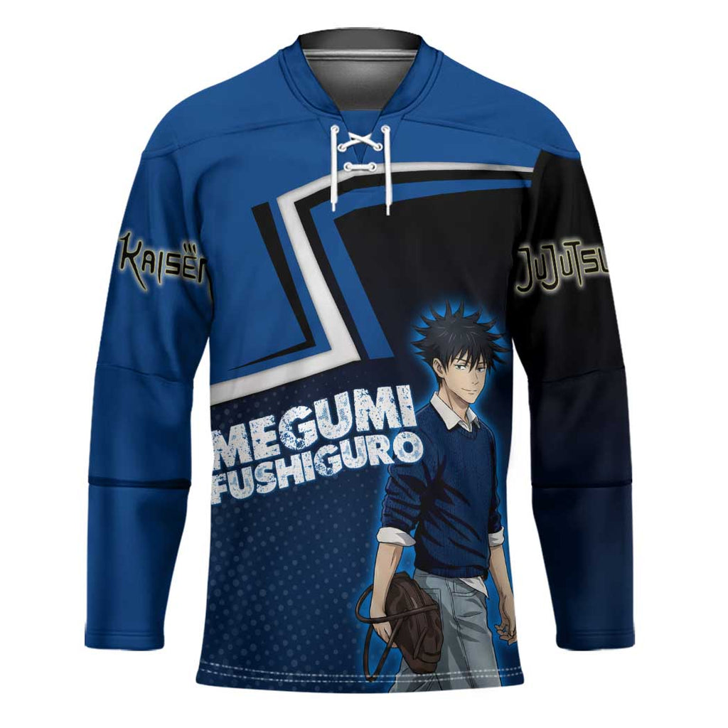 Megumi Fushiguro Hockey Jersey Anime Pop Art Style