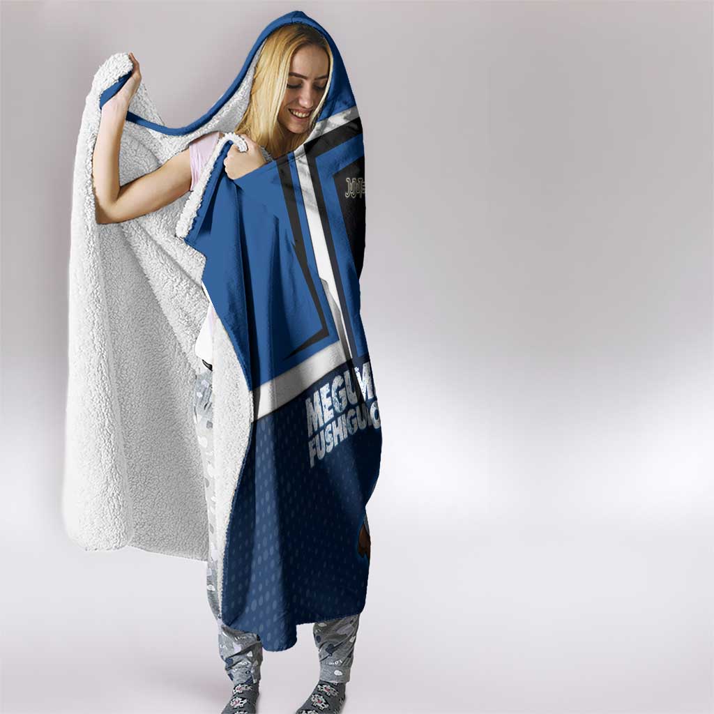 Megumi Fushiguro Hooded Blanket Anime Pop Art Style