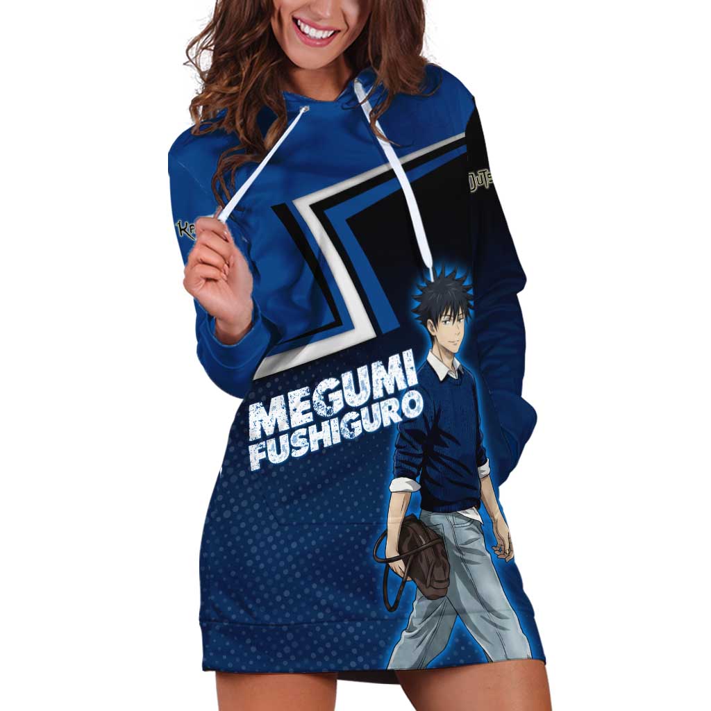 Megumi Fushiguro Hoodie Dress Anime Pop Art Style