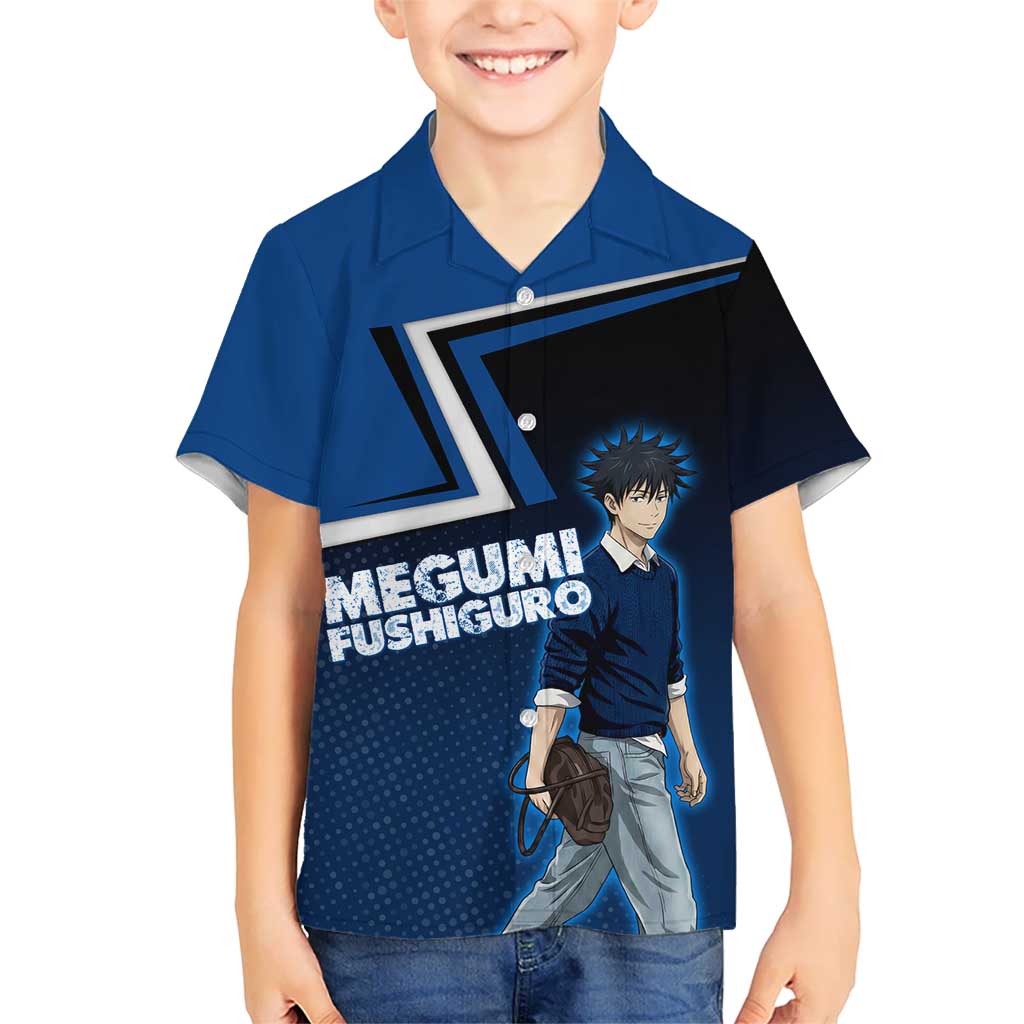 Megumi Fushiguro Kid Hawaiian Shirt Anime Pop Art Style