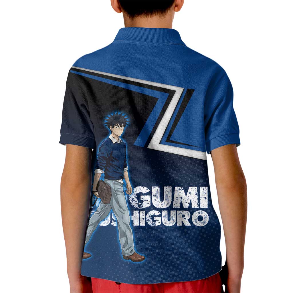Megumi Fushiguro Kid Polo Shirt Anime Pop Art Style