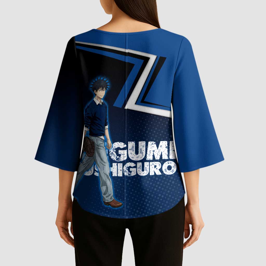 Megumi Fushiguro Kimono Sleeve Blouse Anime Pop Art Style