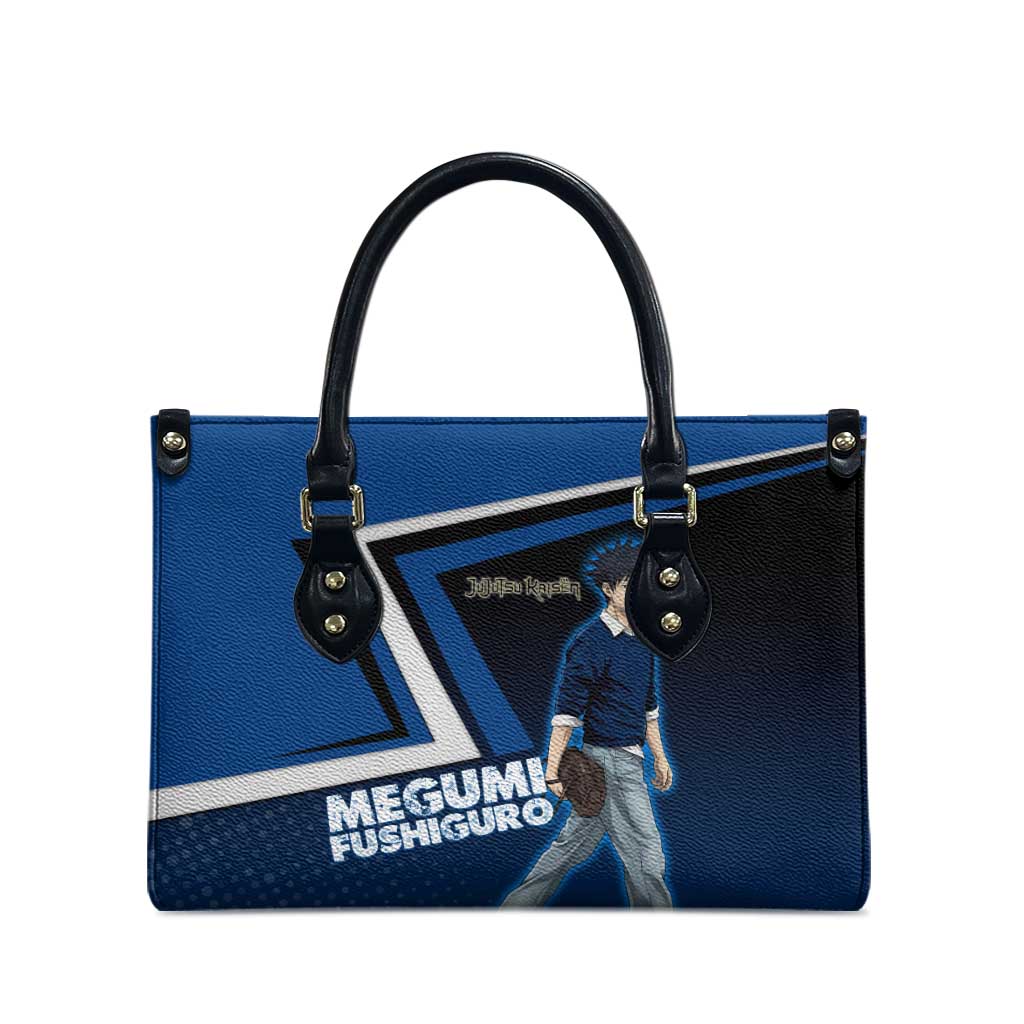 Megumi Fushiguro Leather Bag Anime Pop Art Style
