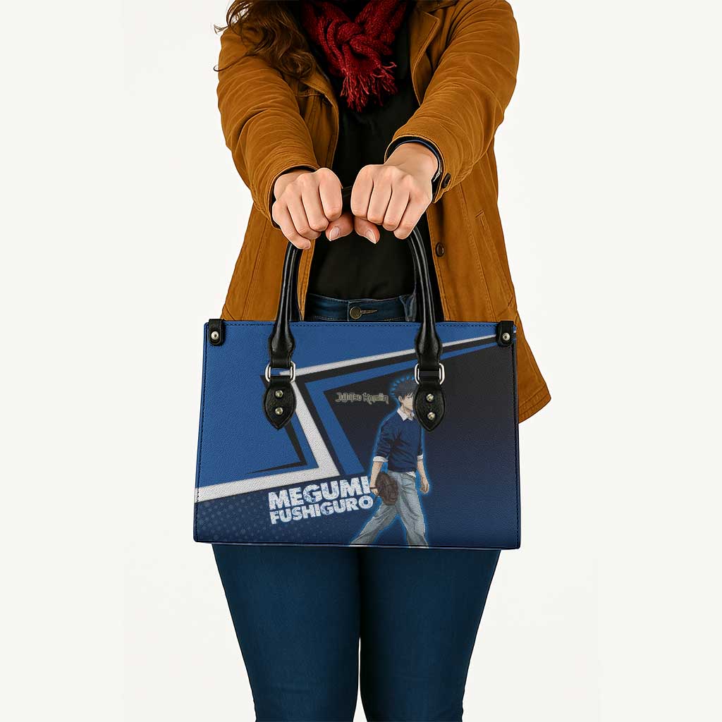 Megumi Fushiguro Leather Bag Anime Pop Art Style