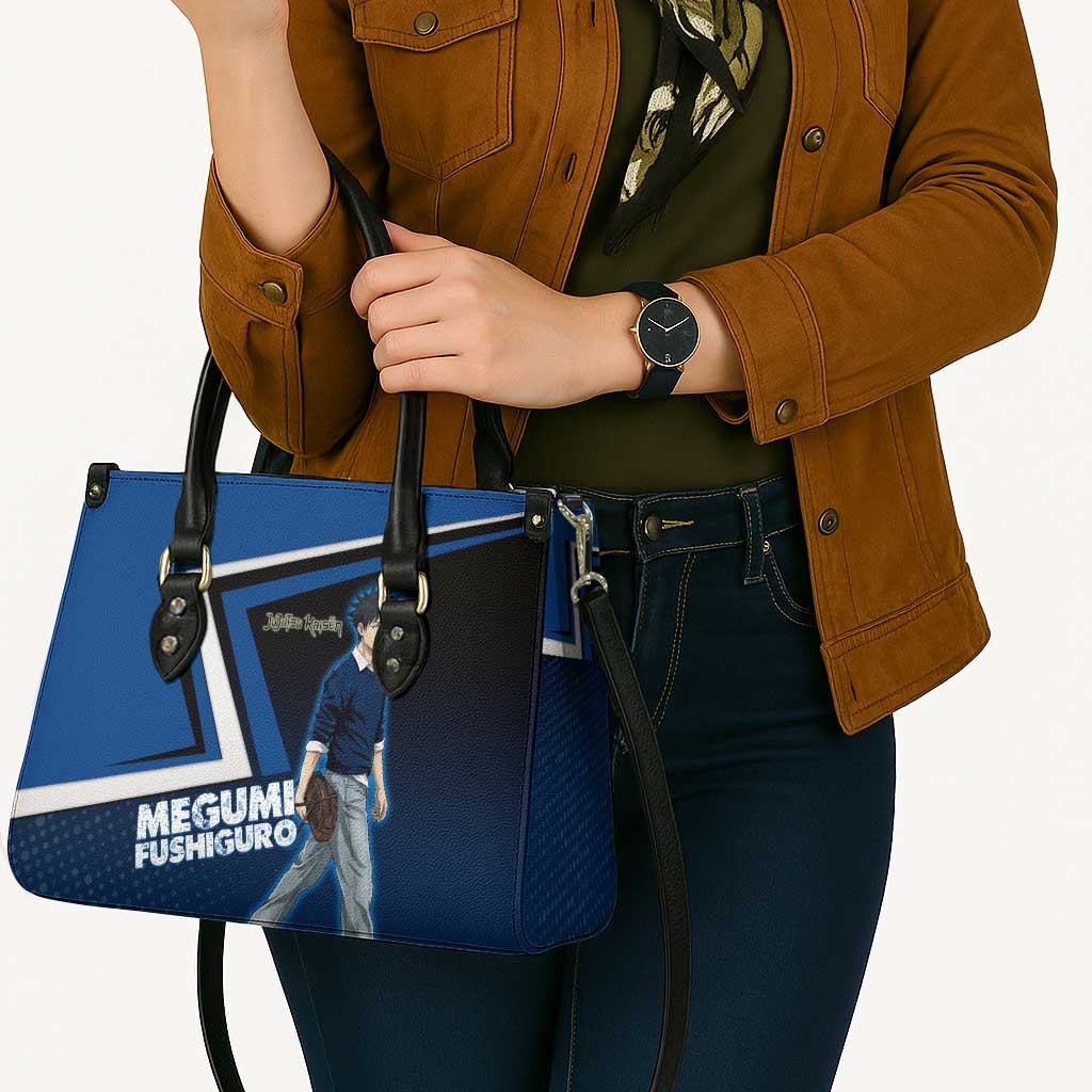 Megumi Fushiguro Leather Bag Anime Pop Art Style