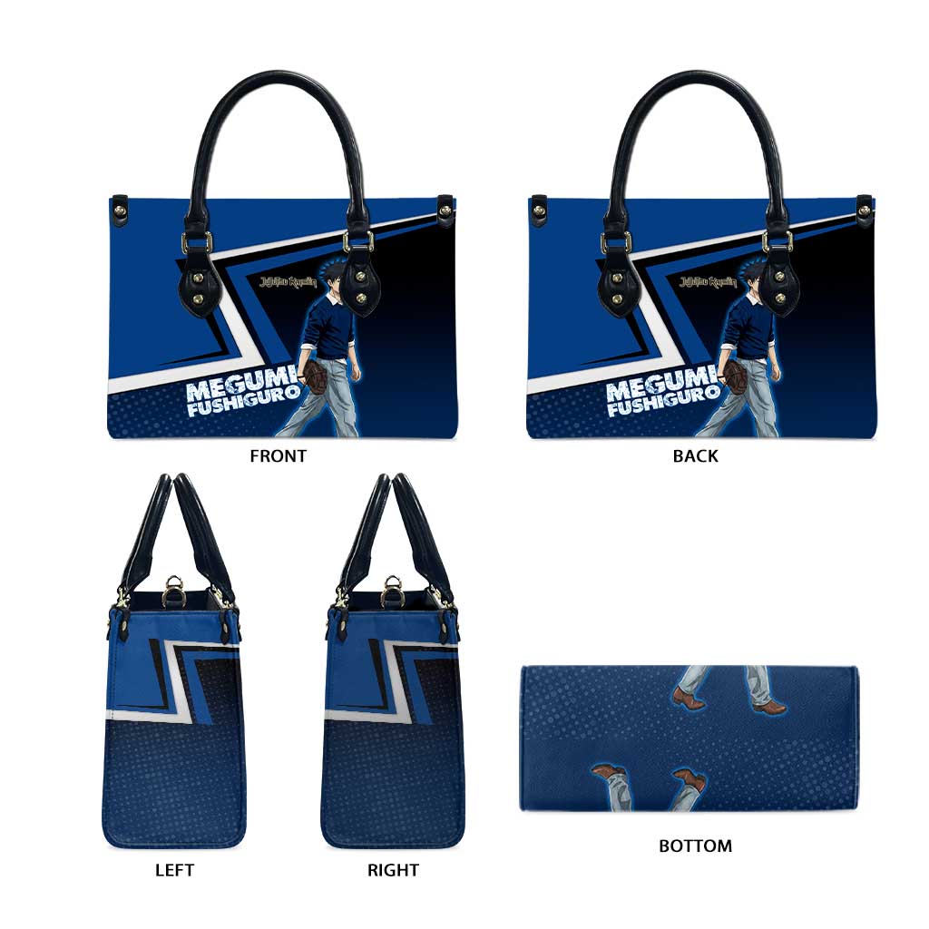 Megumi Fushiguro Leather Bag Anime Pop Art Style