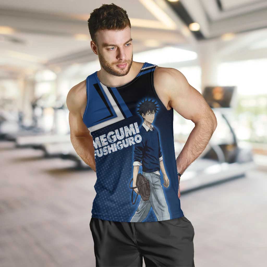 Megumi Fushiguro Men Tank Top Anime Pop Art Style