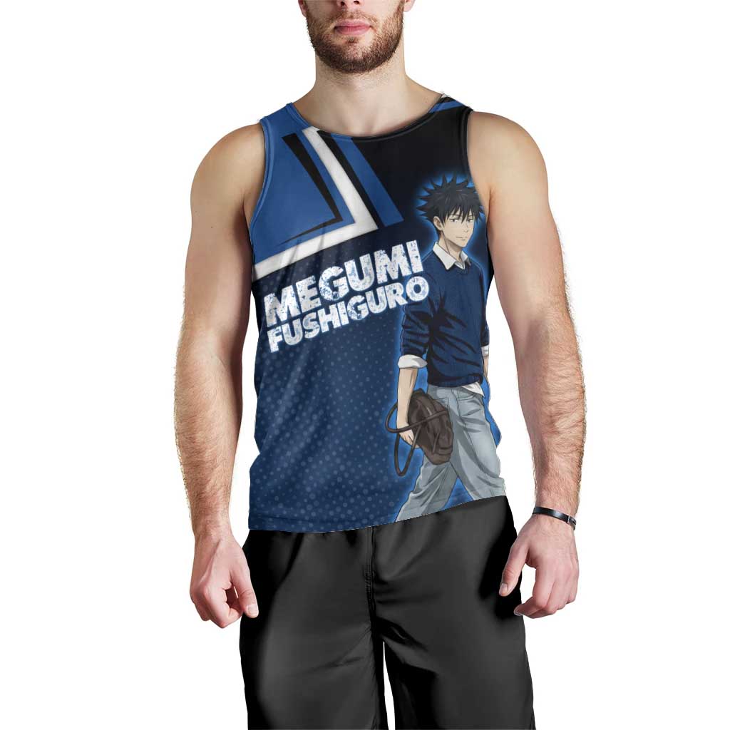 Megumi Fushiguro Men Tank Top Anime Pop Art Style