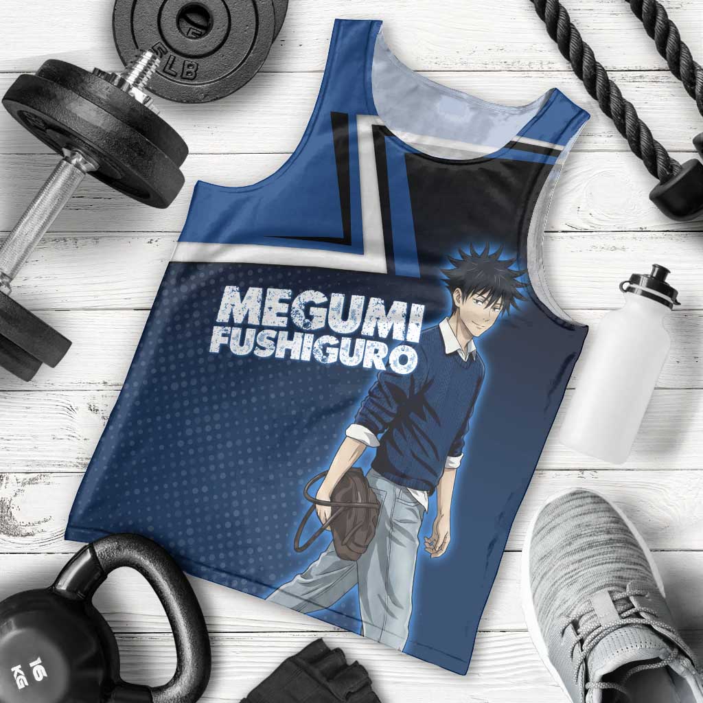 Megumi Fushiguro Men Tank Top Anime Pop Art Style