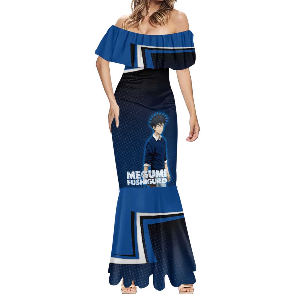 Megumi Fushiguro Mermaid Dress Anime Pop Art Style
