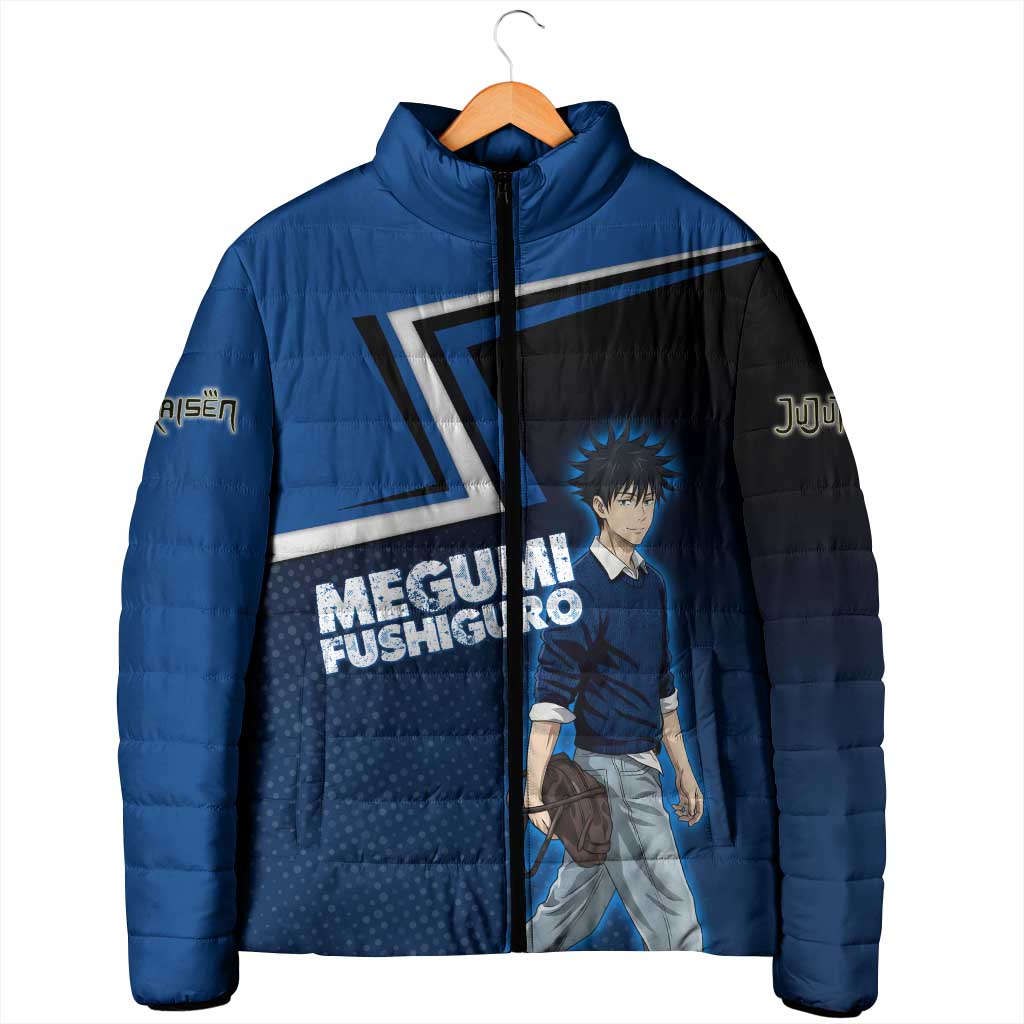 Megumi Fushiguro Padded Jacket Anime Pop Art Style