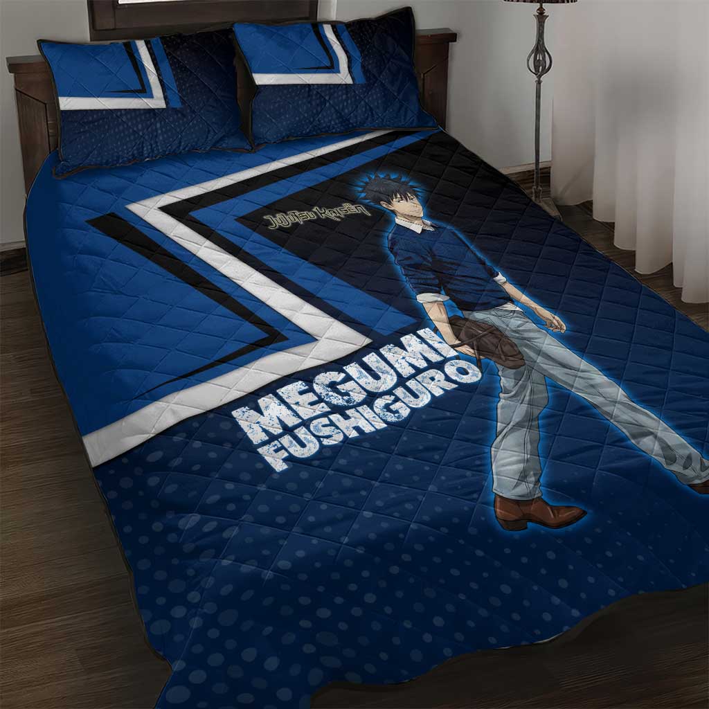 Megumi Fushiguro Quilt Bed Set Anime Pop Art Style
