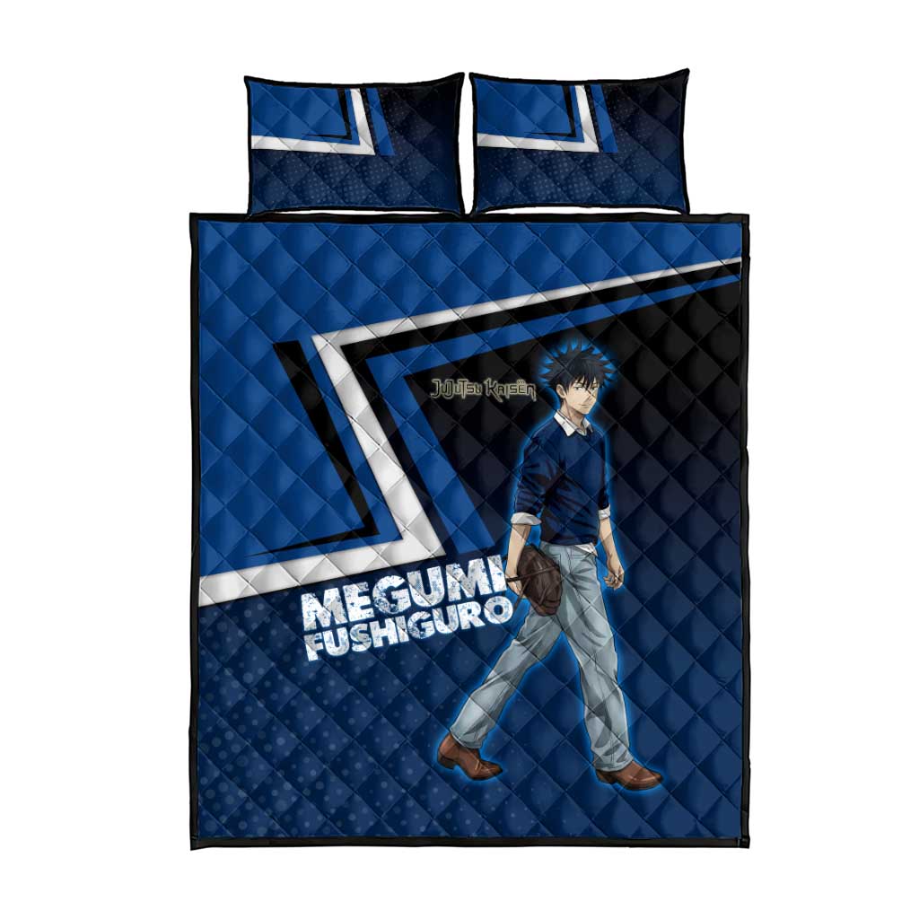 Megumi Fushiguro Quilt Bed Set Anime Pop Art Style