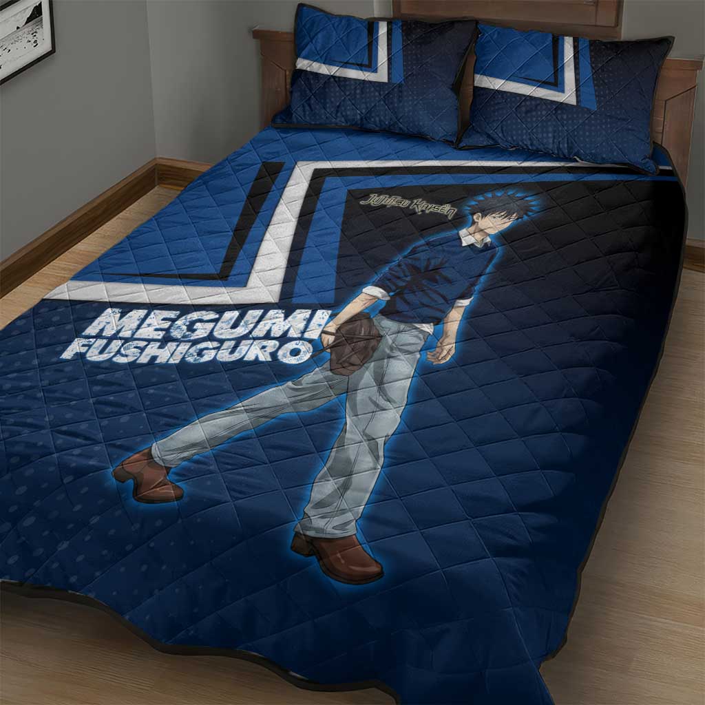Megumi Fushiguro Quilt Bed Set Anime Pop Art Style