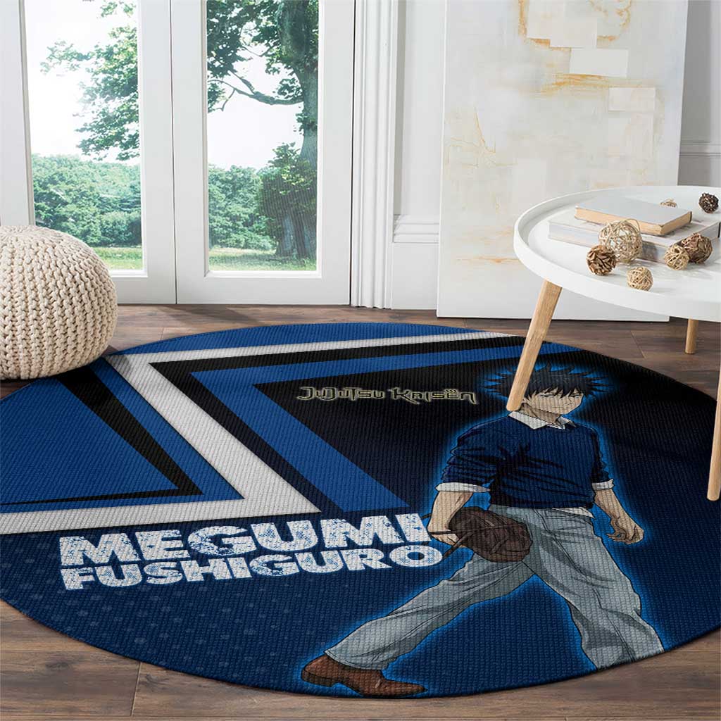 Megumi Fushiguro Round Carpet Anime Pop Art Style
