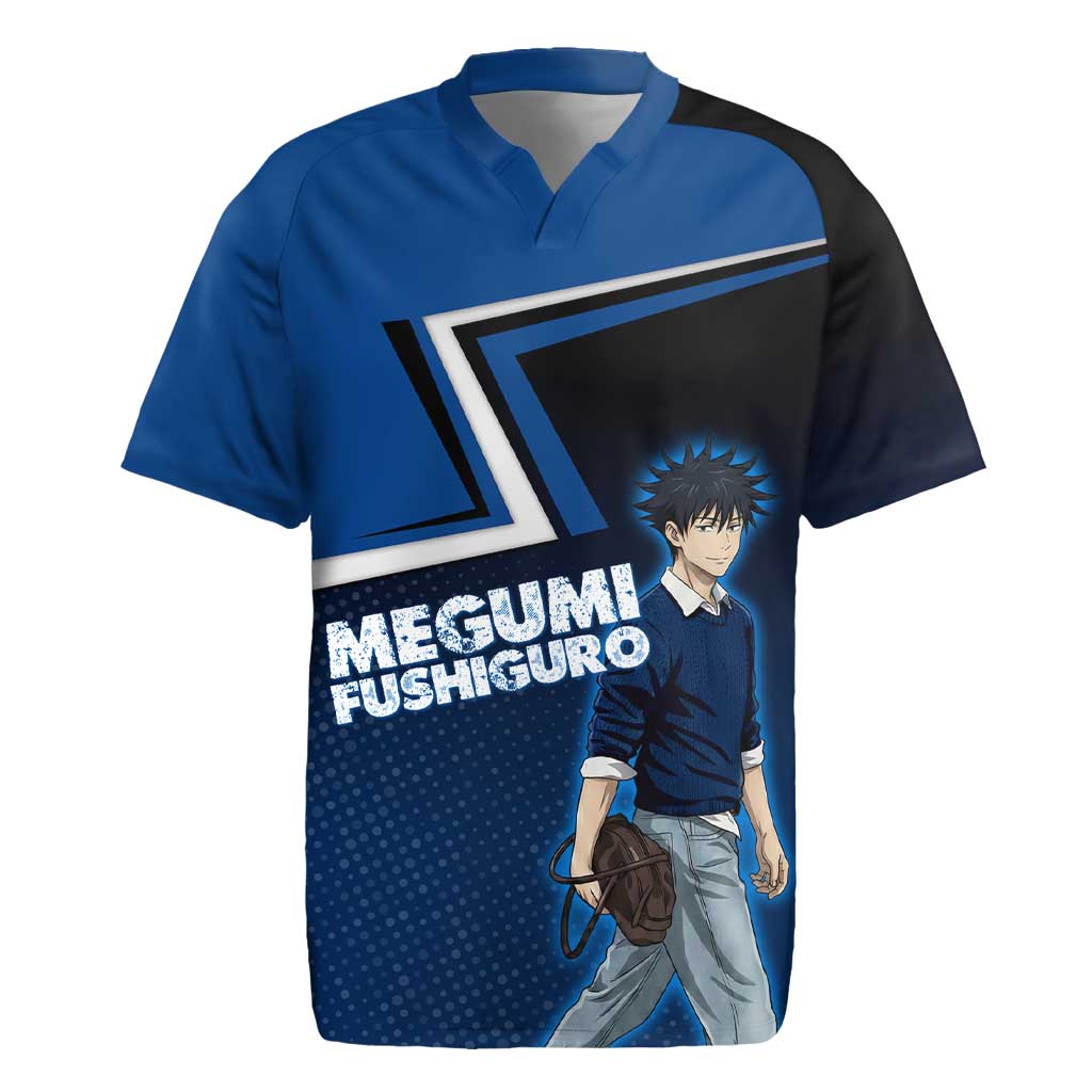 Megumi Fushiguro Rugby Jersey Anime Pop Art Style