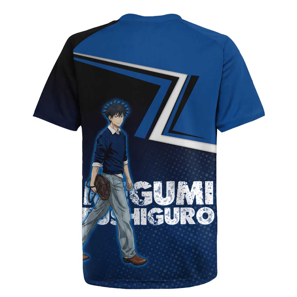 Megumi Fushiguro Rugby Jersey Anime Pop Art Style