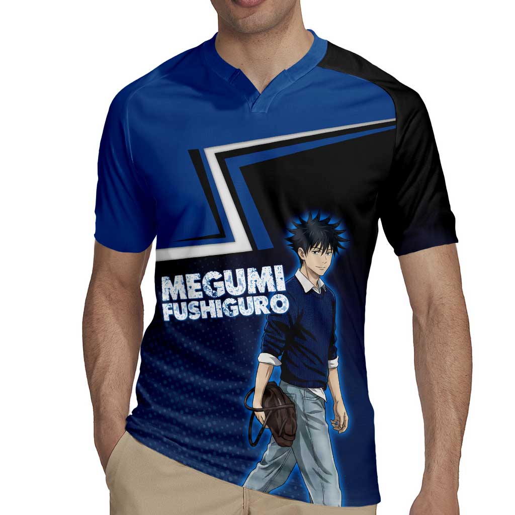 Megumi Fushiguro Rugby Jersey Anime Pop Art Style