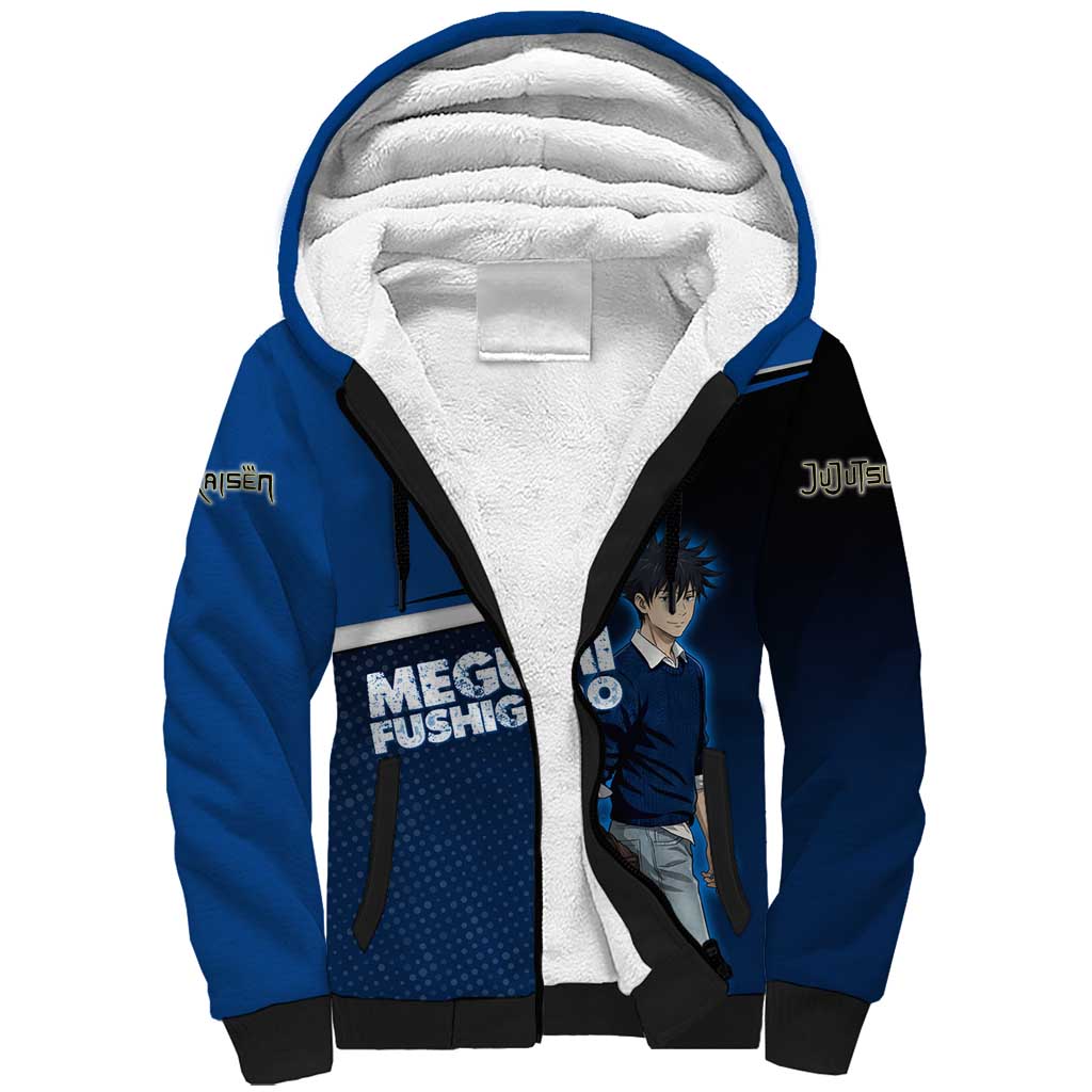 Megumi Fushiguro Sherpa Hoodie Anime Pop Art Style