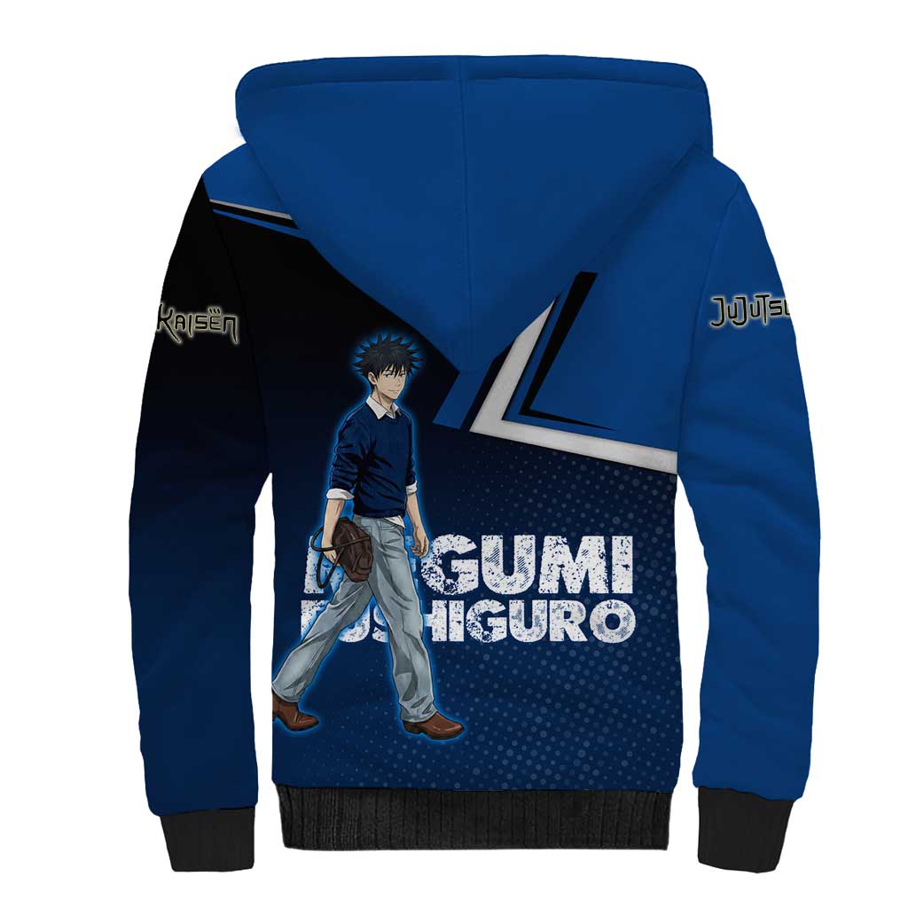 Megumi Fushiguro Sherpa Hoodie Anime Pop Art Style