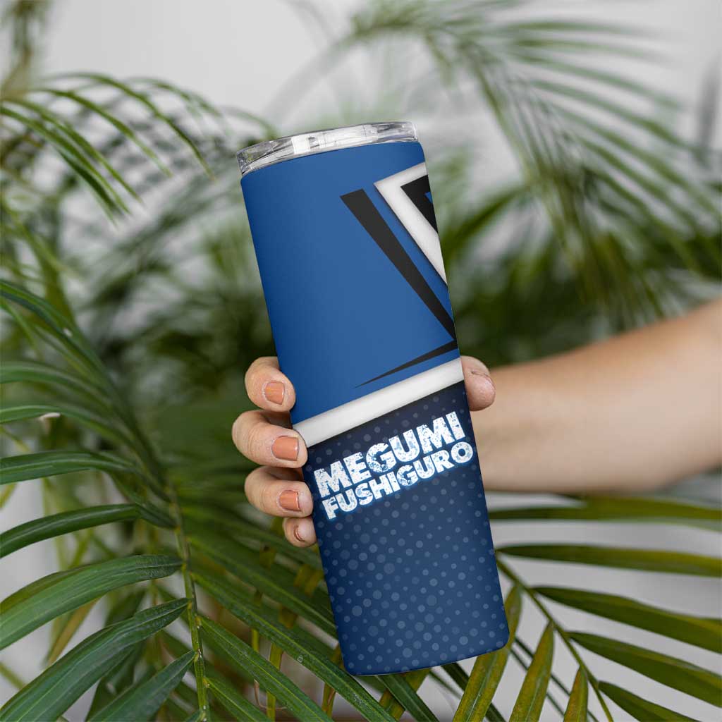 Megumi Fushiguro Skinny Tumbler Anime Pop Art Style