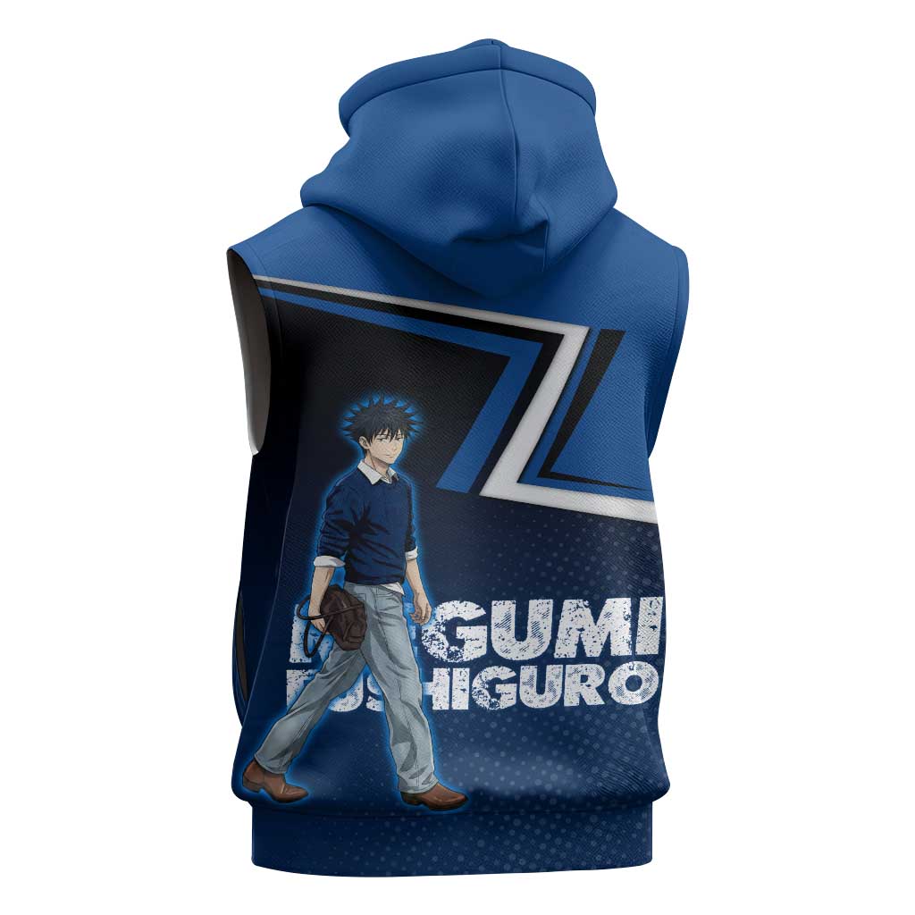 Megumi Fushiguro Sleeveless Hoodie Anime Pop Art Style