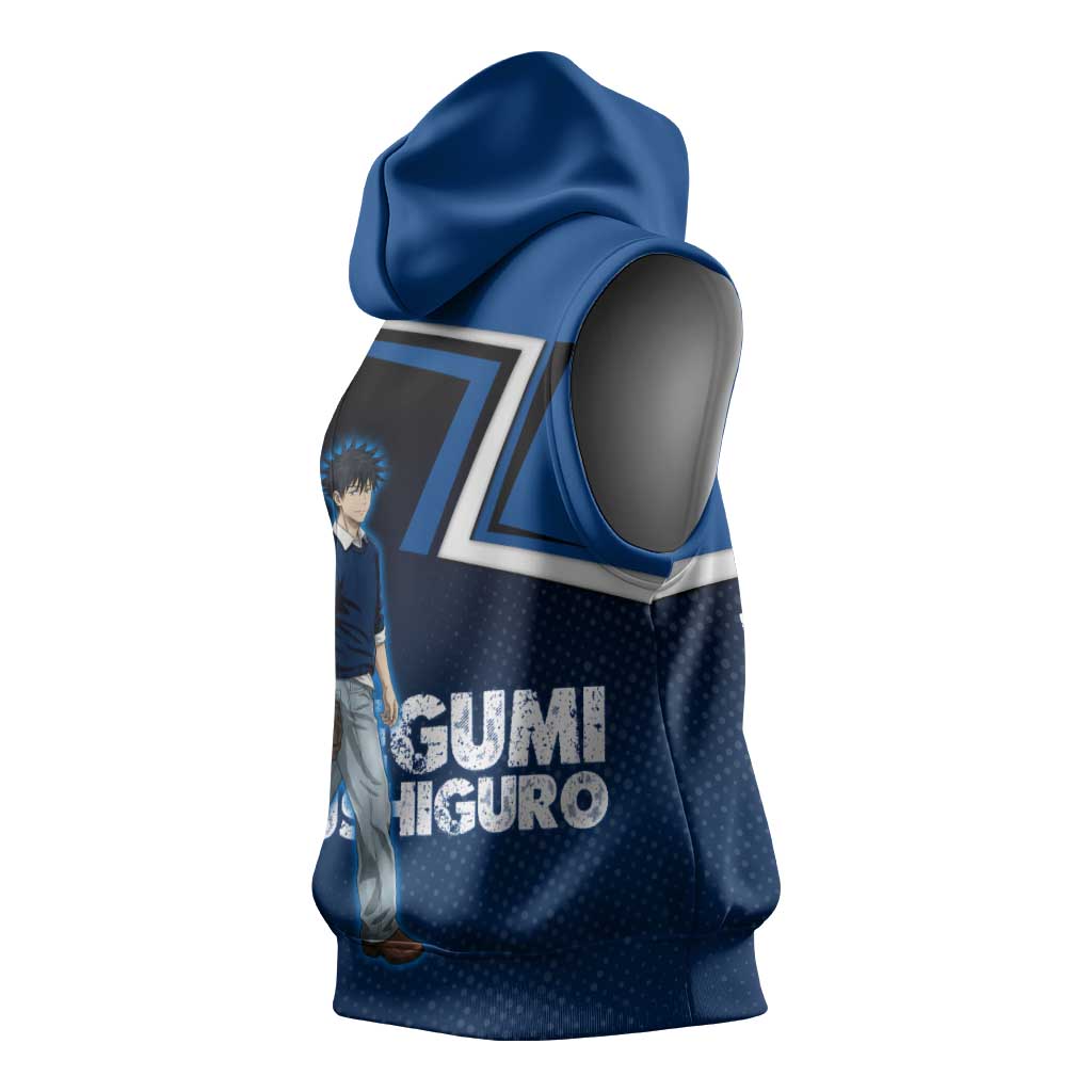 Megumi Fushiguro Sleeveless Hoodie Anime Pop Art Style