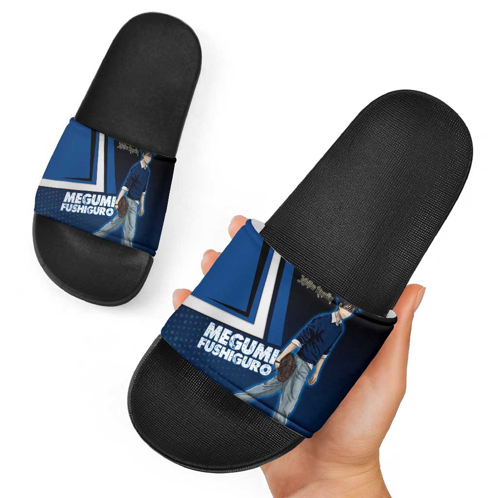 Megumi Fushiguro Slide Sandals Anime Pop Art Style
