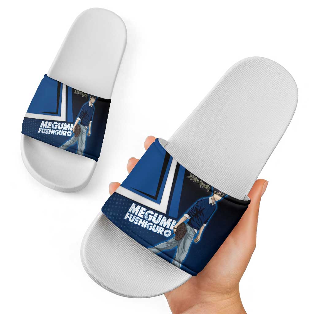 Megumi Fushiguro Slide Sandals Anime Pop Art Style