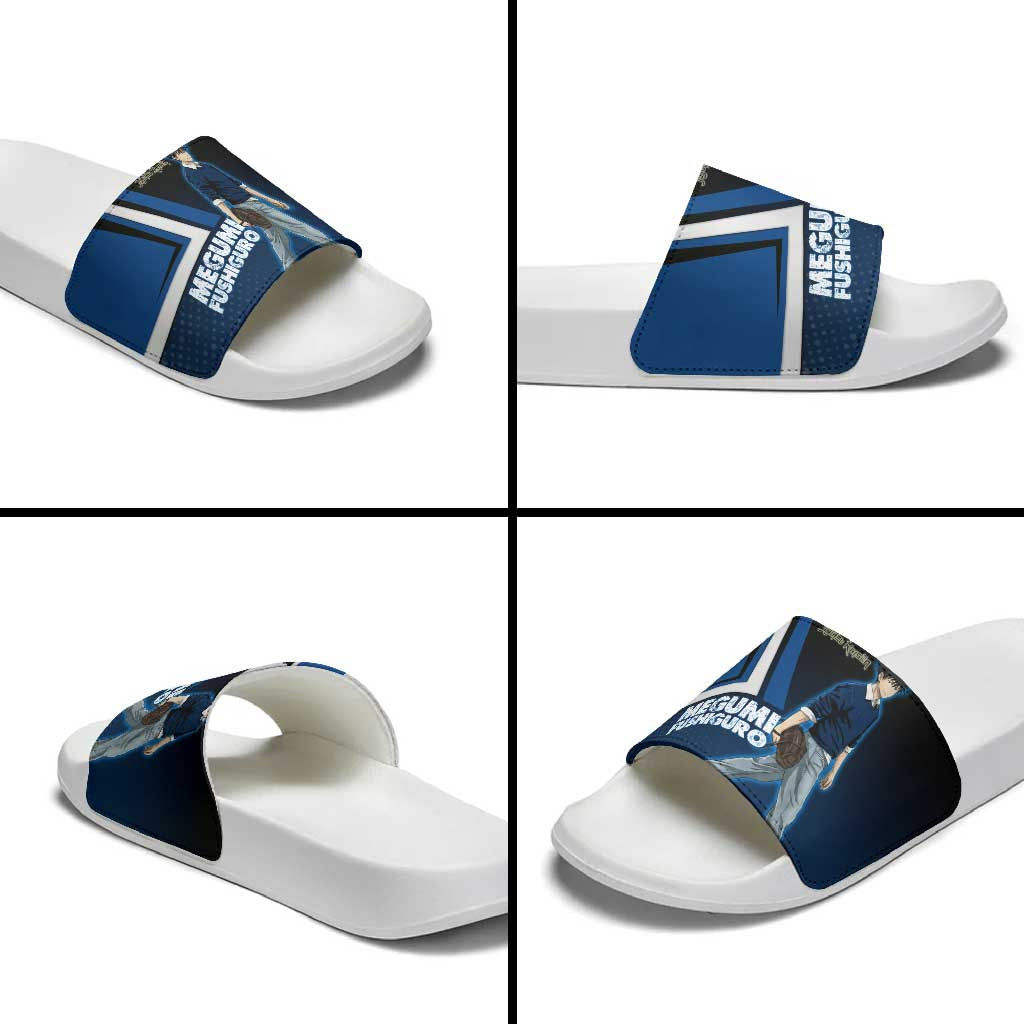 Megumi Fushiguro Slide Sandals Anime Pop Art Style