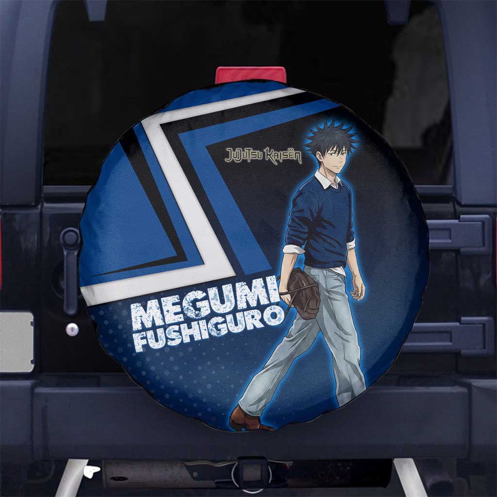 Megumi Fushiguro Spare Tire Cover Anime Pop Art Style