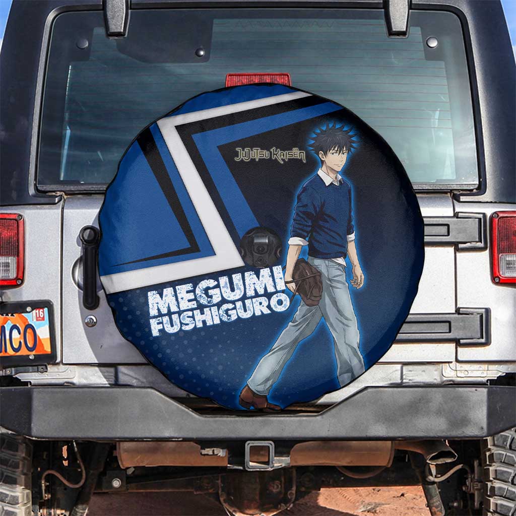 Megumi Fushiguro Spare Tire Cover Anime Pop Art Style