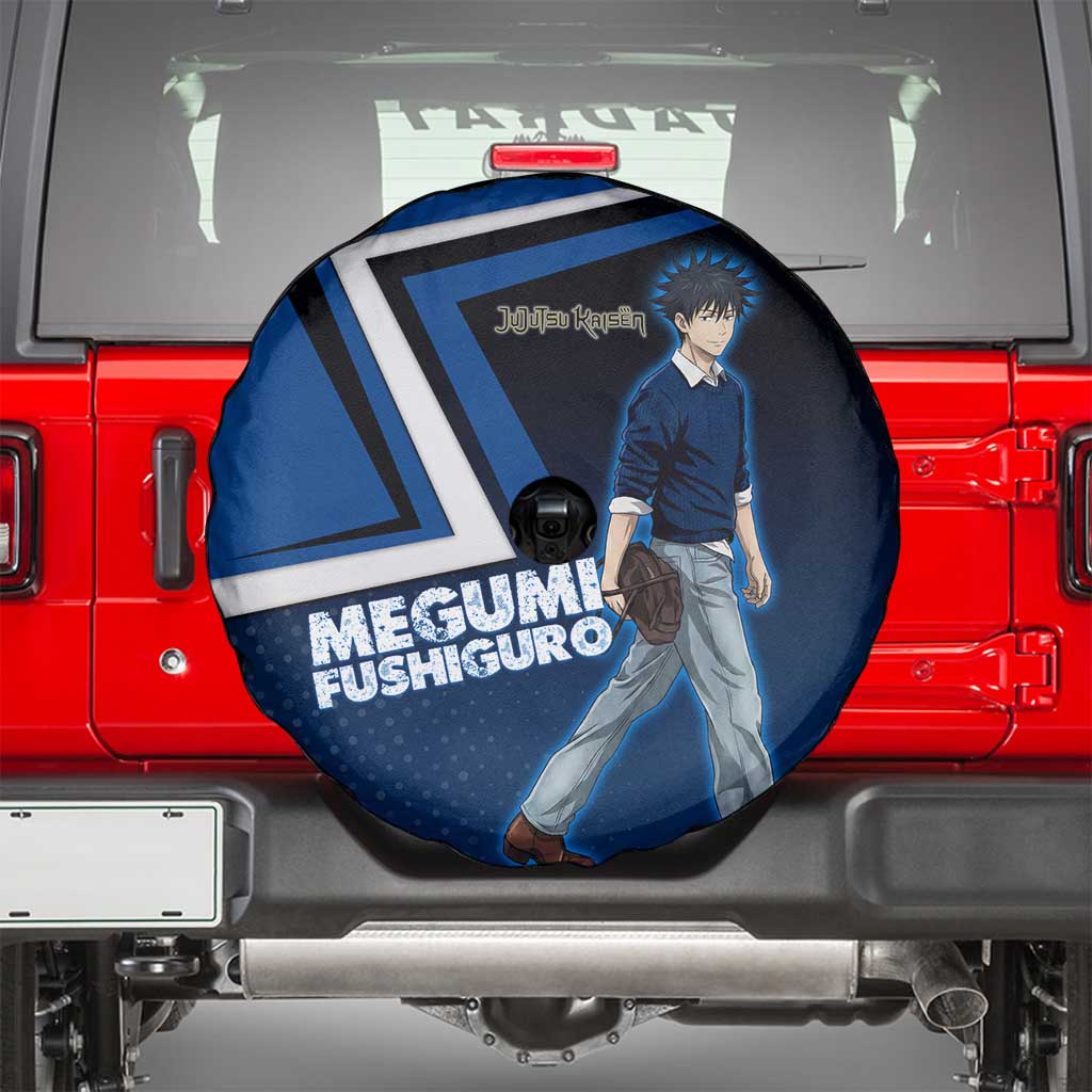 Megumi Fushiguro Spare Tire Cover Anime Pop Art Style
