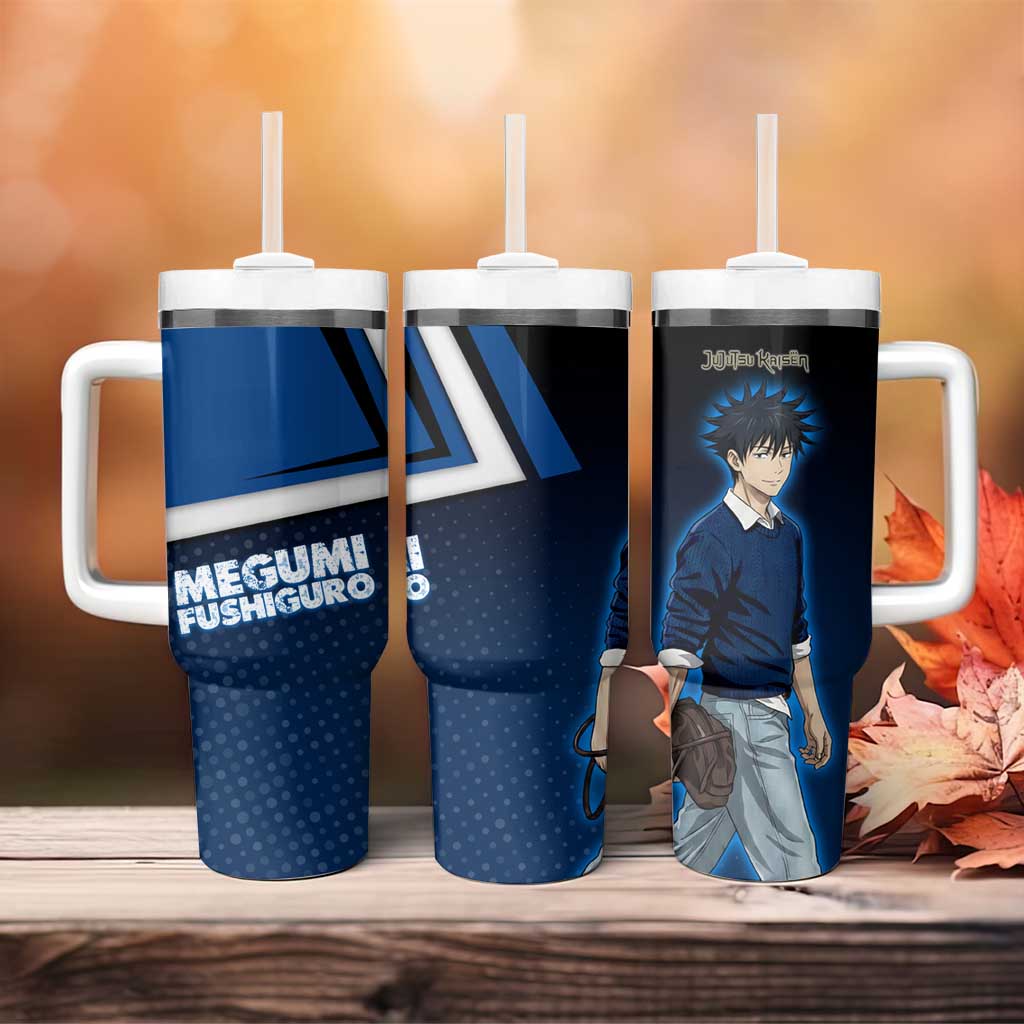 Megumi Fushiguro Tumbler With Handle Anime Pop Art Style