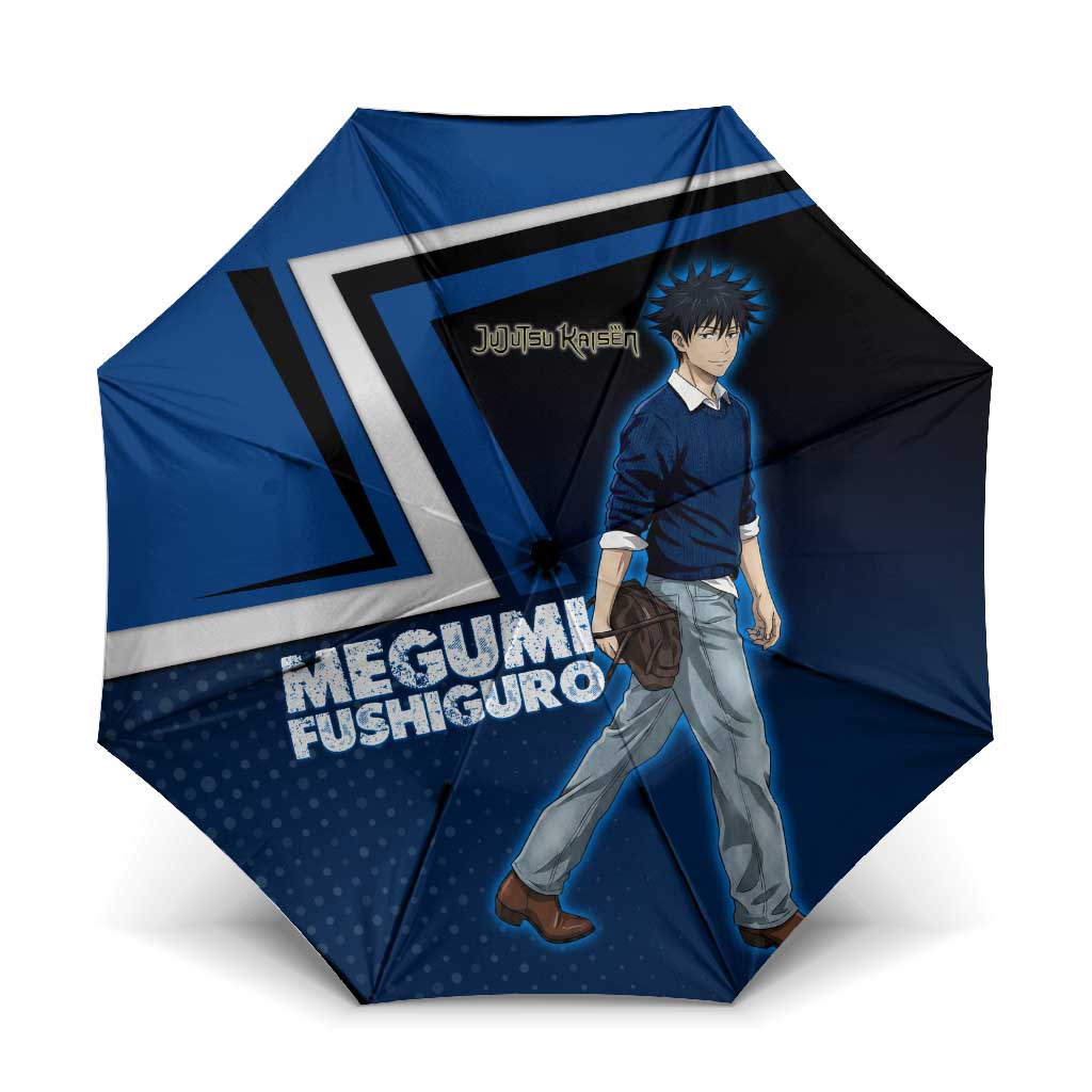 Megumi Fushiguro Umbrella Anime Pop Art Style