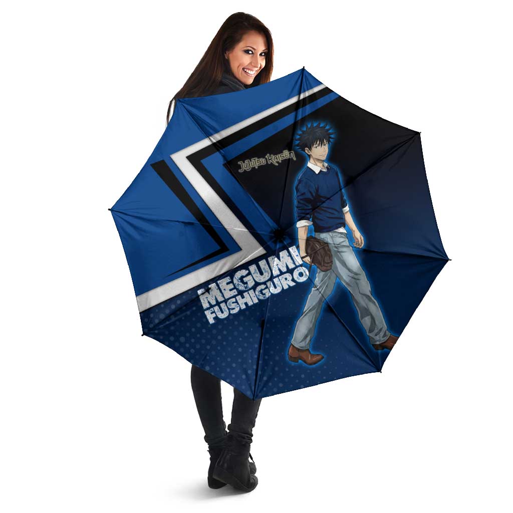 Megumi Fushiguro Umbrella Anime Pop Art Style