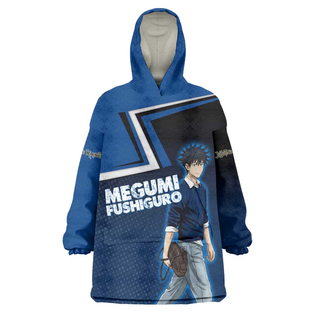 Megumi Fushiguro Wearable Blanket Hoodie Anime Pop Art Style
