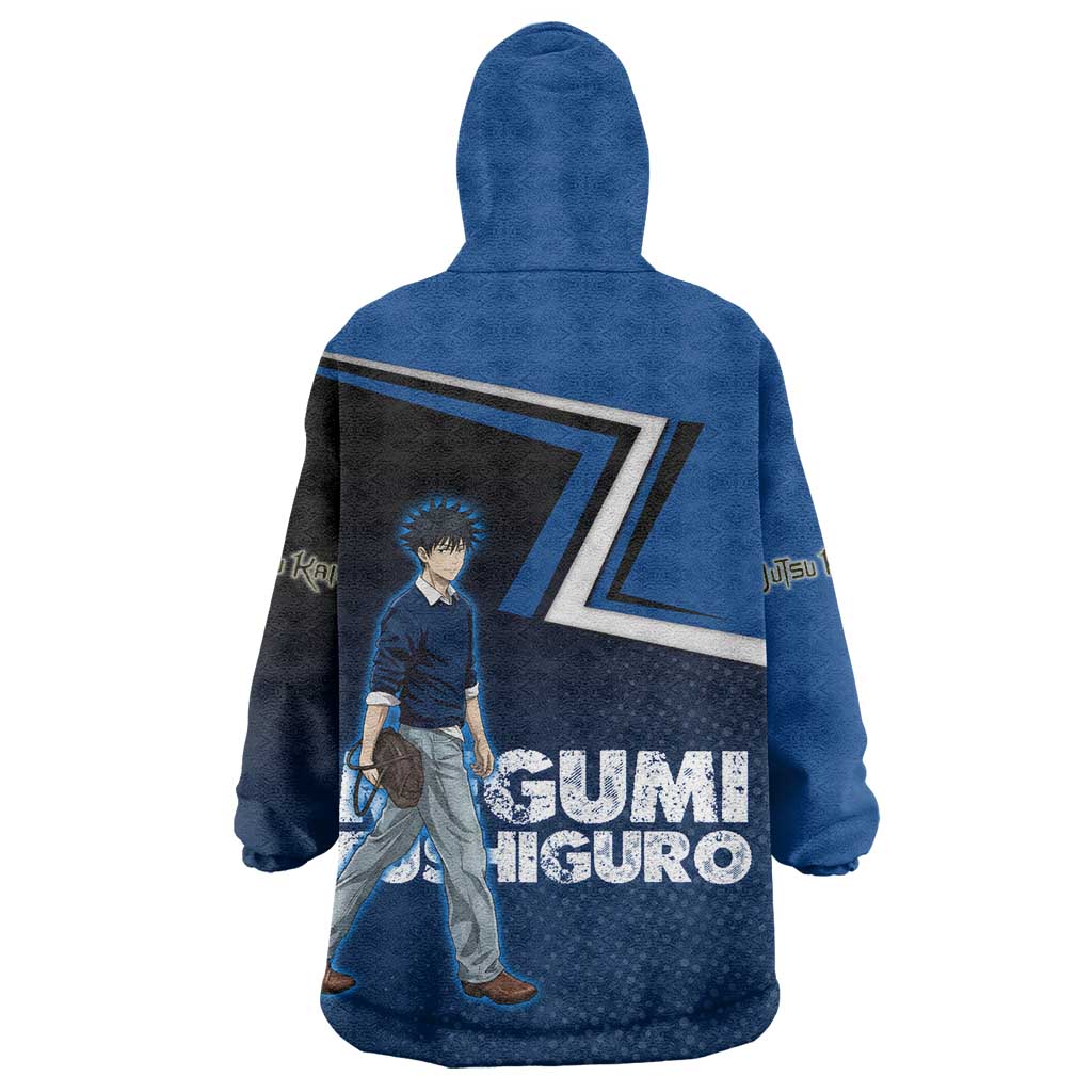 Megumi Fushiguro Wearable Blanket Hoodie Anime Pop Art Style