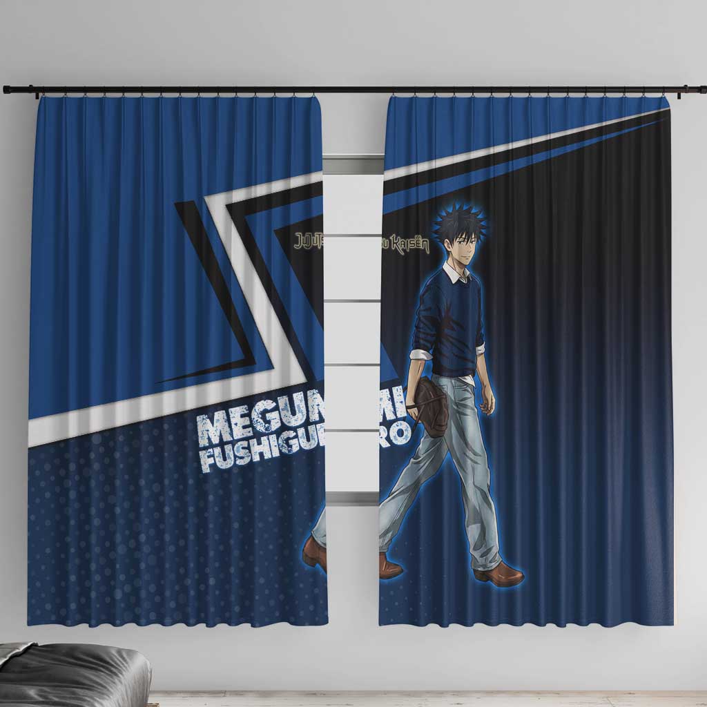 Megumi Fushiguro Window Curtain Anime Pop Art Style