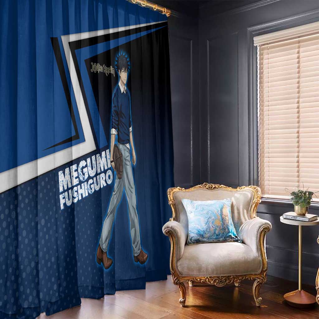 Megumi Fushiguro Window Curtain Anime Pop Art Style