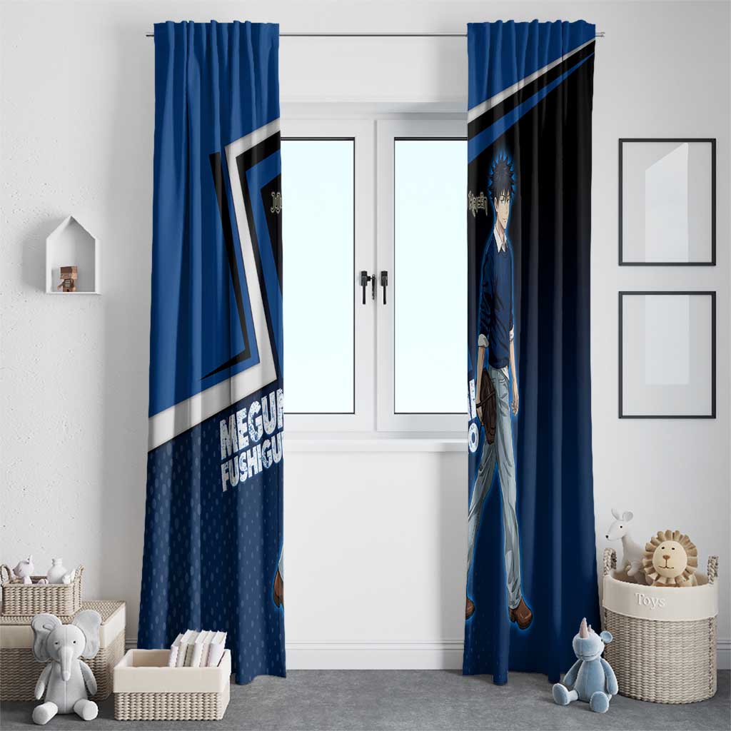 Megumi Fushiguro Window Curtain Anime Pop Art Style