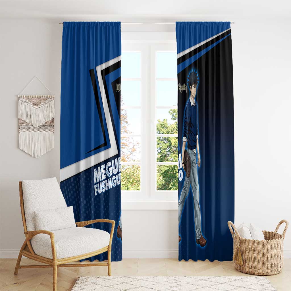 Megumi Fushiguro Window Curtain Anime Pop Art Style